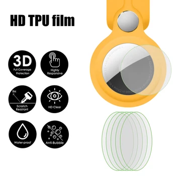 5vnt Apsaugos TPU Filmų apsaugos Airtags Key Finder Priedai 3D HD Protectetive Filmas Airtag
