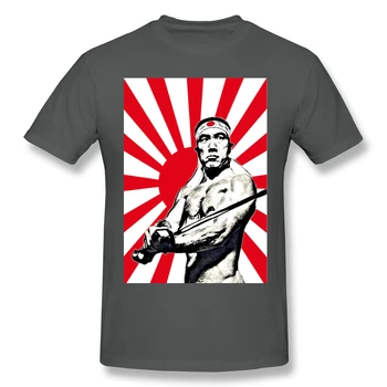 Yukio A Mishima Klasikiniai vyriški Pagrindinio trumpomis Rankovėmis T-Shirt Juokinga R262 Tees JAV Dydis