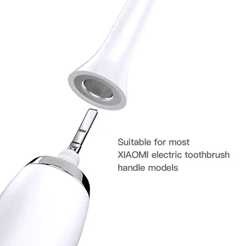 4-10vnt Nustatyti Xiaomi Mijia Elektros dantų šepetėlį Galvos T300,T500 Smart Akustinių Valyti dantų Šepetėlis Galvutės 3D Teptuku Galvos Sujungia
