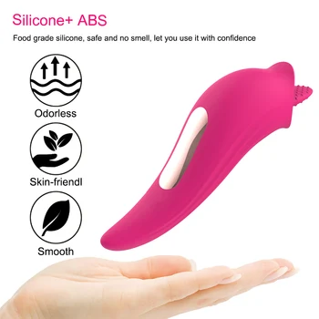 8 Režimai Silikono Kalba Lyžis G Spot Klitorio Stimuliatorius Sekso Žaislas Moterims Makšties Massager