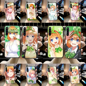 Yotsuba Nakano Anime Telefoną Atveju Xiaomi Redmi Pastaba 7 8 8T 9 9S 4X 7, 7A 9A K30 Pro Ultra black Etui Minkštas Padengti Silikono Apvalkalas