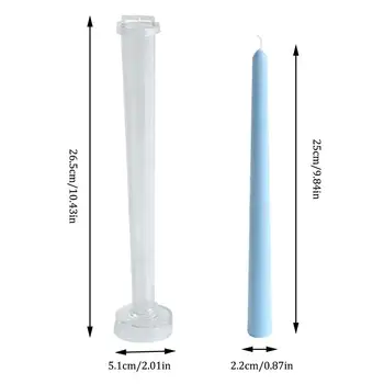 1pc Ilgo Strypo Formos Plastiko Žvakių Liejimo Modelis 