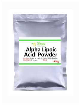100-1000g Grynas Alpha Lipoic Rūgštis, Milteliai，Antioksidantas & Anti-senėjimo Kosmetikos ar Maisto Papildas, Balina Odą ，