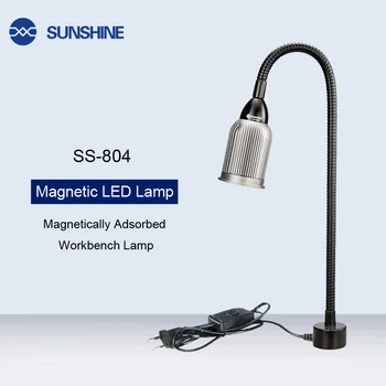 Saulės SS-804 Magnetinio LED Lempos Magnetas bazės COB viko Lempos Aliuminio umbra Universal gali Magnetinio adsorbuotos