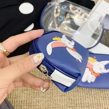 3pcs Disney Dumbo kosmetikos maišeliai motinos maišelis didelės talpos rankinę Sankaba rankinėje nešiojamų skaidrios PVC vandeniui atsparus saugojimo krepšys