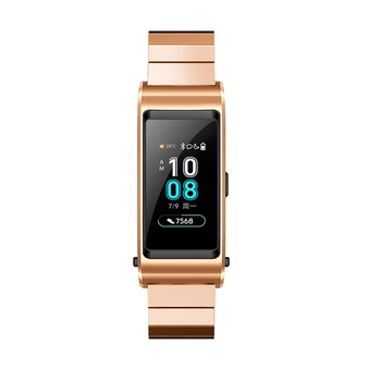 Watchbands už Huawei B5 Nerūdijančio plieno riešo juostos Huawei B5 žiūrėti, 18 mm, klasikinis sporto pakeitimo apyrankę metalo dirželis