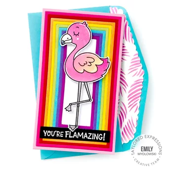 Naujas Flamingo Gyvūnų Metalo Pjovimo Miršta Antspaudų Trafaretas užrašų knygelė Dienoraštis Apdailos Įspaudas Šabloną 