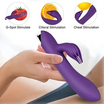 Dildo Vibratorius Moterims Klitorio Stimuliacija Chargable Galingas Varpos Rabbit Vibratorius Sekso Žaislas Moterų Porų Suaugusiųjų Produktas