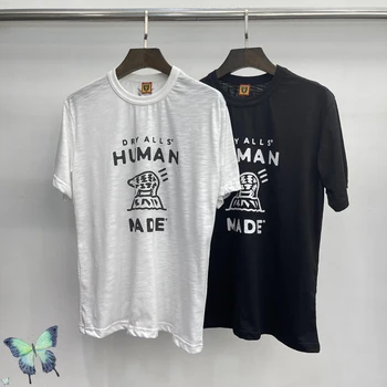 2021 Karšto Pardavimo Hip-Hop Žmogaus Pagaminti Marškinėliai Vyrams, Moterims Humanmade T-shirt vatos Pagaliukai Stoveliai su Žymeklio Etiketės