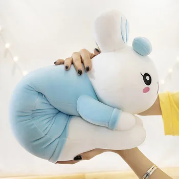 70-110cm Mielas Triušis Pliušiniai Žaislai Gulėdamas Katytė Pagalvę Mėgėjams Miego Pagalvėlė Įdaryti Anime Plushie