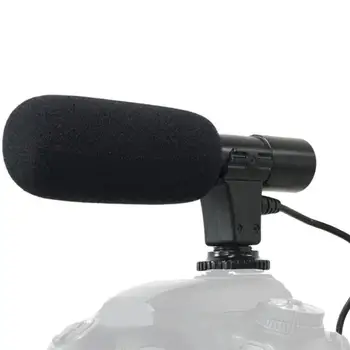 MIC-01 Stereo Mikrofonas, vaizdo Kamera Už Nikon DSLR VNT X Kamera, vsi Telefono, Kompiuterio Xiaomi Mobiliojo Mikrofonas 