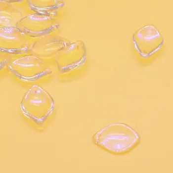 CHONGAI 20pcs čekijos Crystal beads crystal AB Spalvos Stiklo Star Lapai karoliukai Papuošalai padaryti Karoliai, Auskarai