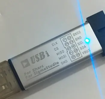 USBi SIGMASTUDIO emuliatorius Simuliatorius degiklis EVAL-ADUSB2EBUZ