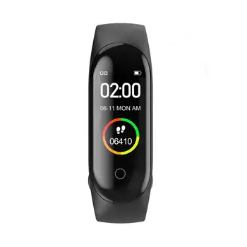 M4 Smart Watch Band Pedometer Laikrodžių Apyrankės Smart Sveikatos Žiūrėti Fitneso Band Apyrankė Kraujo Spaudimas, Širdies Ritmo Monitorius Intervalai