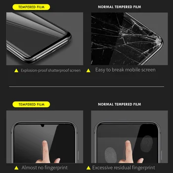 KEYSION 9D Lenktas Grūdintas Stiklas Samsung Galaxy A30 A50 A70 Screen Protector for Samsung M10 M20 M30 Apsauginės Stiklo Plėvelės