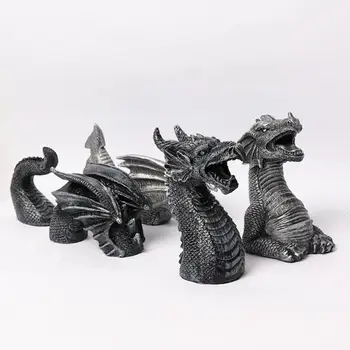 Dragon Gotikos Namų Puošybai Statula Drakonas iš Falkenberg-Pilies Griovys Vejos dragon Falkenberg Pilis, Sodo Puošmena