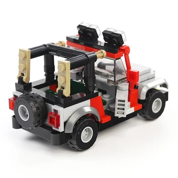 Buildmoc Juros Periodo Explorer Jeeped Blokų Pasaulio Miško Parkas Transporto Priemonės Plytų Švietimo Žaislas Automobilio Modelio Rinkinys Blokai Vaikai