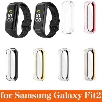 Permatomas Dangtelis Skirtas Samsung Galaxy Fit2 SM-R2 53MM 22MM 360 Visas Minkštas Aišku, TPU Screen Protector Atveju Samsaung Smartband