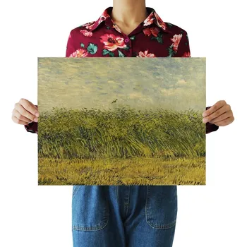 Rinkinys Van Gogho Žinomų Paveikslų Kraftpopieris Plakatas Namo, Kambario Sienų Apdaila Dažymas 50.5x35cm