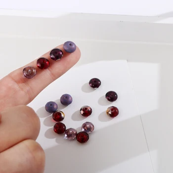 Čekijos Stiklo retro magija spalva supjaustyti vienodo granulių, naudojamų 