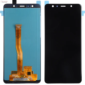 Catteny Skatinimo A7 2018 Lcd Samsung Galaxy A750 Ekranas Su lietimui Stiklas, skaitmeninis keitiklis Asamblėjos A750F Ekranas Su Įrankiais
