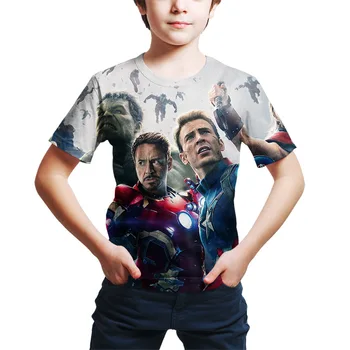 Stebuklas Berniukai Robloxing Marškinėliai Vasaros SpiderMan Trumpas Rankovės Tees Atsitiktinis Palaidų Didelių gabaritų Animacinių filmų 3D Spausdinimo T-shirt Vaikai Aprengti