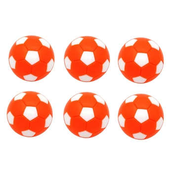 Stalo Futbolo Foosballs Pakeitimo Mini Futbolo Kamuoliai (6 Pakuotėje) - Patvarus & Ilgai