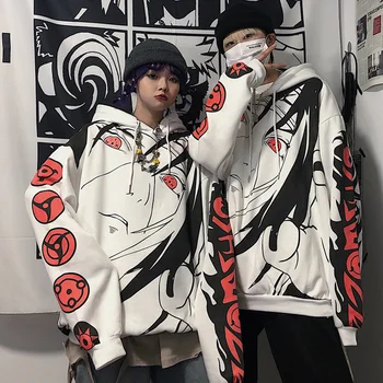 Aolamegs Atsitiktinis Hoodies Vyrų Anime Berniukas Spausdinti Negabaritinių Bliuzono Palaidinės Gatvės Hip-Hop Harajuku Streetwear Porą Visas rungtynes