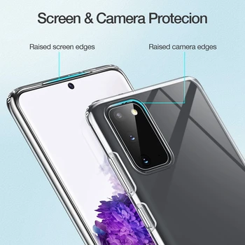 Aukštos kokybės Aiškiai Silikono TPU Case For Samsung Galaxy S20 plus ultra Padengti Apsaugine Atvejais Smasung S20 Ultra S20+ Naujas