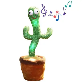 Šokių Kaktusas Pliušiniai Žaislai Purtyti Juokinga Ankstyvojo Lavinimo Žaislas 120 Lietuvių Dainų Šviesos Kaktusas Žaislų, Kūrybinės Dovanos