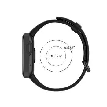 Silikono Riešo Dirželis Xiaomi Mi Žiūrėti Lite/Redmi Smart Watch Band Odos Dirželiai WatchBracelet Smart Watch Priedai
