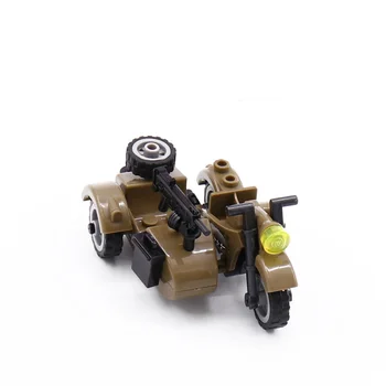 Vaikams Žaislai Mini Karinio Duomenys Blokai Išskirtinį Dizainą WW2 Japonijos Armijos Karius, Ginklus, Ginklą, Motociklams, Žaislai Berniukams