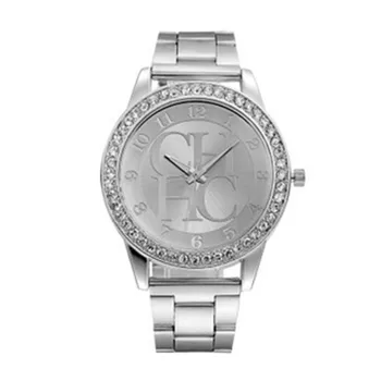 Naujas Prekės Ženklas Garsėja Gold Crystal Atsitiktinis Kvarco Žiūrėti Moterų Kalnų Krištolas Nerūdijančio Plieno Suknelė Laikrodžiai Relogio Feminino Laikrodis Karšto Pardavimo