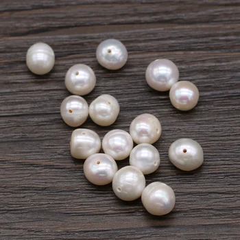 Nauji Gamtinių Perlų Karoliukus, Maži, Apvalūs Prarasti Skylę Pearl Granulių Mados Juvelyrika Priėmimo 