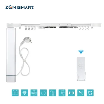 Zemismart Mijia WiFi Smart Skaidrių variklį, Pritaikytą Užuolaidų Kelio Nuotolinio Valdymo Mihome Balso Kontrolė Laikmatis
