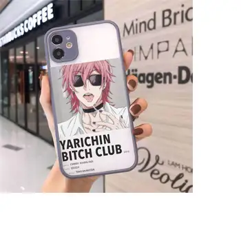 Yarichin kalė Klubas Anime Telefono Atvejais Matinis iPhone 12 Mini 11 Pro XR XS Max 7 8 Plus X Kietajame KOMPIUTERIO Galinį Dangtelį