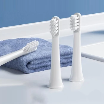 6Pcs Pakeisti dantų šepetėlį Vadovai Xiaomi Mijia T100 Smart Elektros dantų šepetėlį Vandeniui Valymas, Balinimas Sveikas