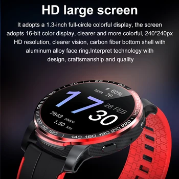 Smart Watch Vyrai Moterys HD, Didelis Ekranas, Bluetooth Ryšį Širdies ritmo Monitorius Oras Ilgai Baterija Huawei 