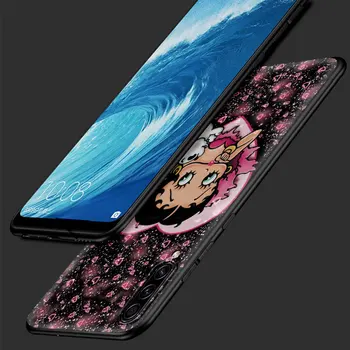 Case For Samsung Galaxy A50 A10 A20e A70 A30 A40 A20 A20s A10s Atsparus Smūgiams Minkštas Telefono Galinį Dangtelį Funda Betty Boop Animacinių Filmų Mergaitė